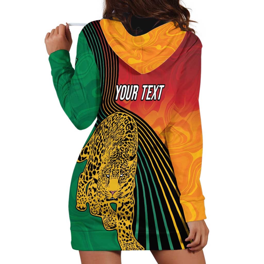 Guyana Cricket Amazon Warriors Personalized Hoodie Dress Fierce Jaguars - Wonder Print Shop