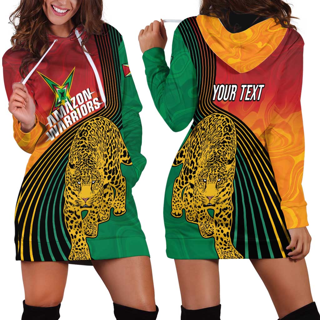 Guyana Cricket Amazon Warriors Personalized Hoodie Dress Fierce Jaguars - Wonder Print Shop