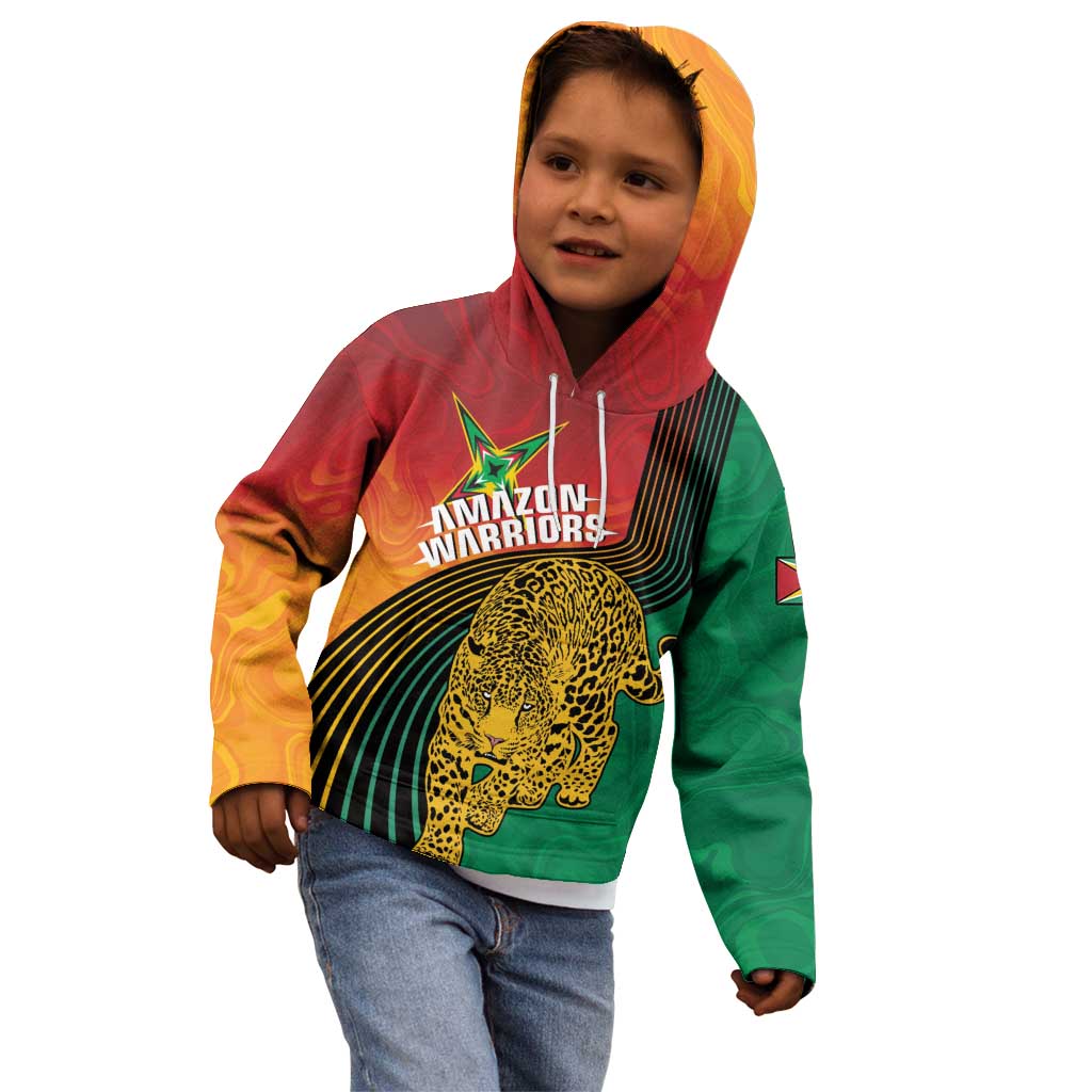 Guyana Cricket Amazon Warriors Personalized Kid Hoodie Fierce Jaguars - Wonder Print Shop