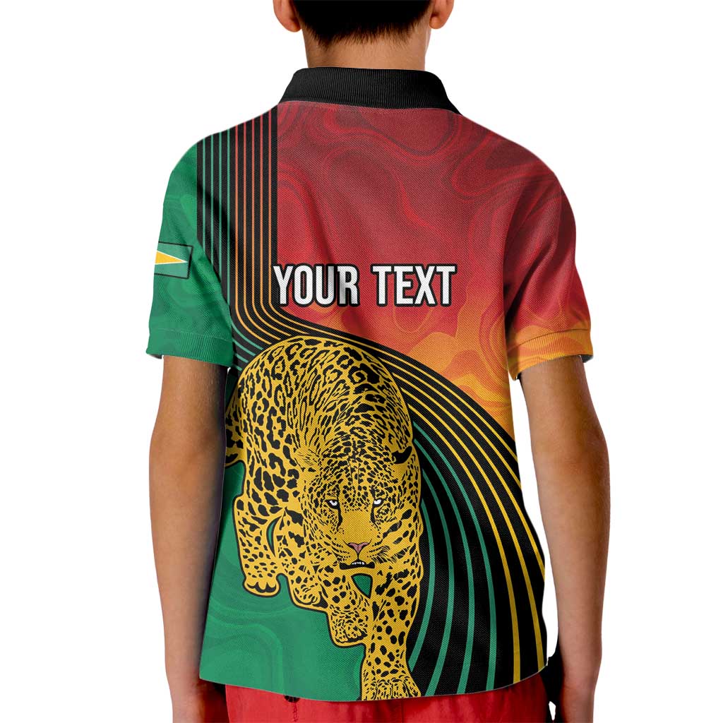 Guyana Cricket Amazon Warriors Personalized Kid Polo Shirt Fierce Jaguars - Wonder Print Shop