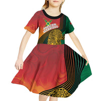 Guyana Cricket Amazon Warriors Personalized Kid Short Sleeve Dress Fierce Jaguars - Wonder Print Shop
