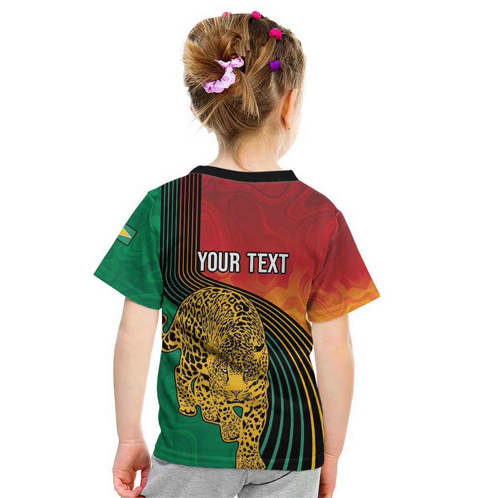 Guyana Cricket Amazon Warriors Personalized Kid T Shirt Fierce Jaguars - Wonder Print Shop