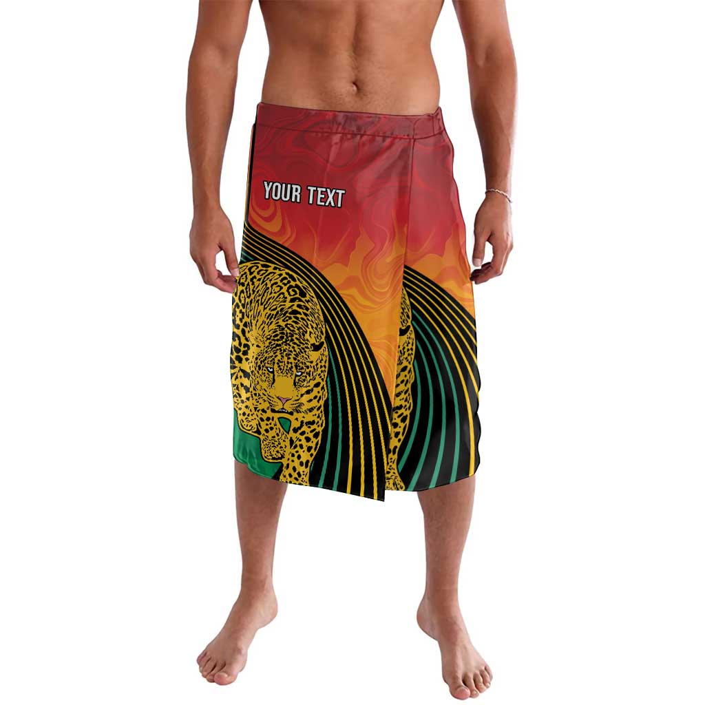 Guyana Cricket Amazon Warriors Personalized Lavalava Fierce Jaguars - Wonder Print Shop
