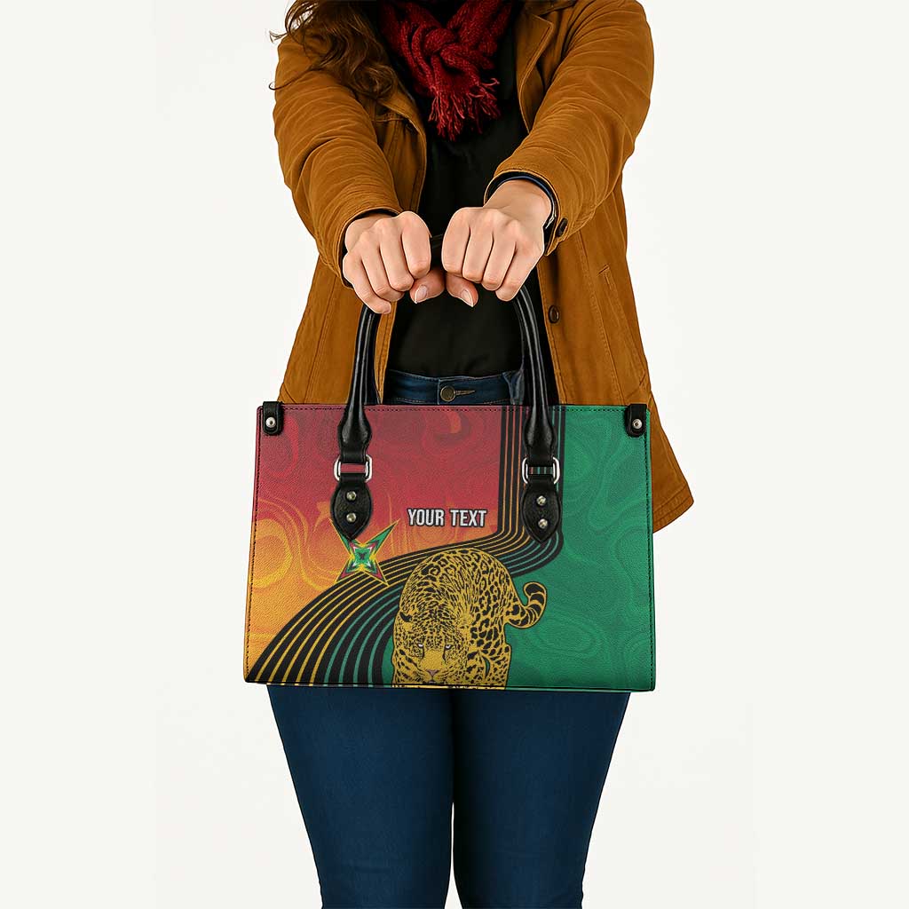 Guyana Cricket Amazon Warriors Personalized Leather Bag Fierce Jaguars - Wonder Print Shop