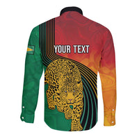 Guyana Cricket Amazon Warriors Personalized Long Sleeve Button Shirt Fierce Jaguars - Wonder Print Shop