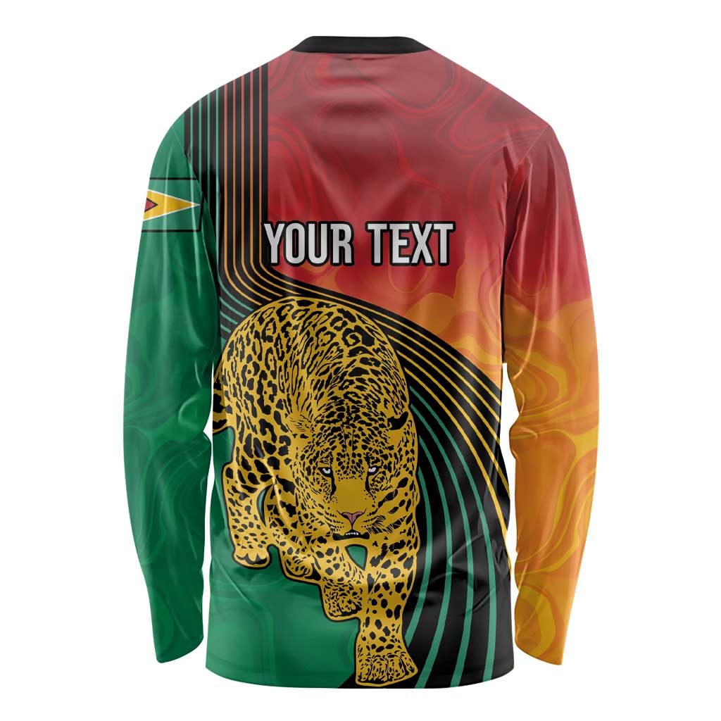 Guyana Cricket Amazon Warriors Personalized Long Sleeve Shirt Fierce Jaguars - Wonder Print Shop
