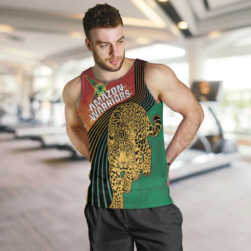 Guyana Cricket Amazon Warriors Personalized Men Tank Top Fierce Jaguars - Wonder Print Shop