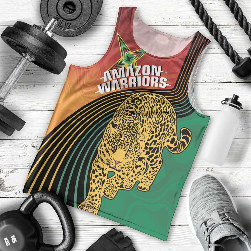 Guyana Cricket Amazon Warriors Personalized Men Tank Top Fierce Jaguars - Wonder Print Shop