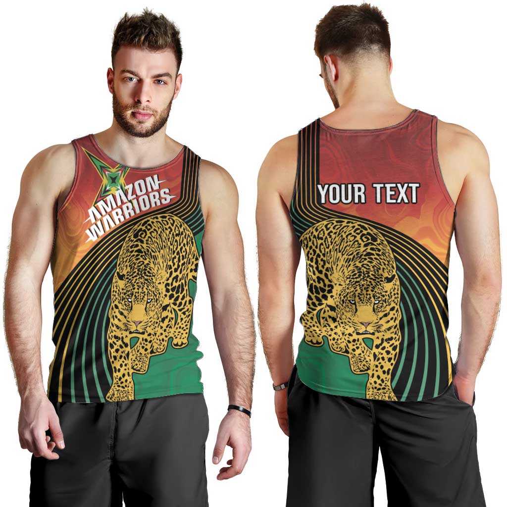 Guyana Cricket Amazon Warriors Personalized Men Tank Top Fierce Jaguars - Wonder Print Shop
