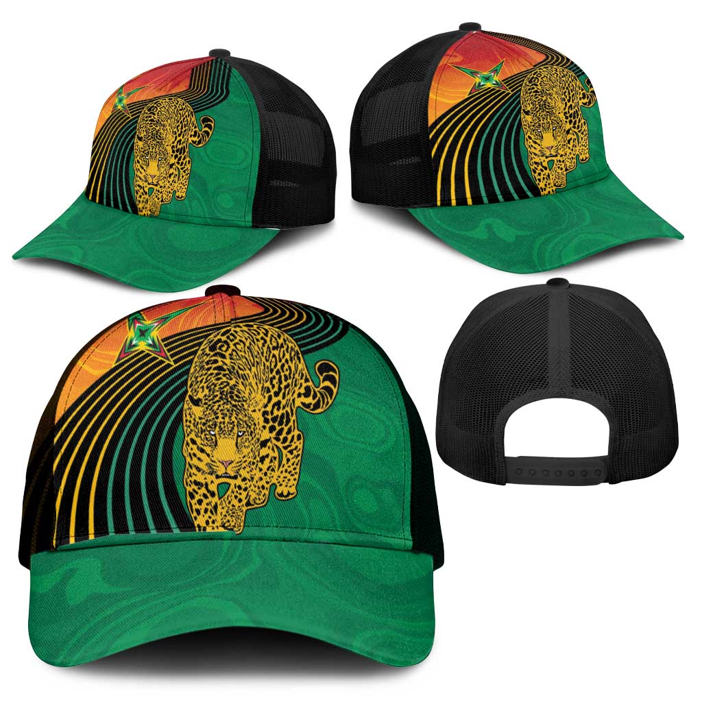 Guyana Cricket Amazon Warriors Mesh Trucker Cap Fierce Jaguars - Wonder Print Shop