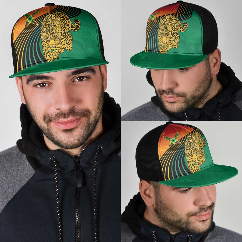 Guyana Cricket Amazon Warriors Mesh Trucker Cap Fierce Jaguars - Wonder Print Shop
