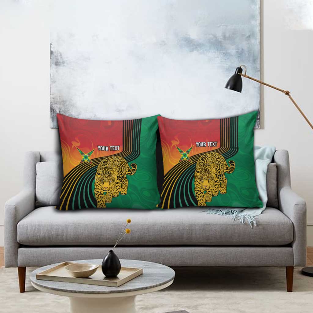 Guyana Cricket Amazon Warriors Personalized Pillow Cover Fierce Jaguars - Wonder Print Shop