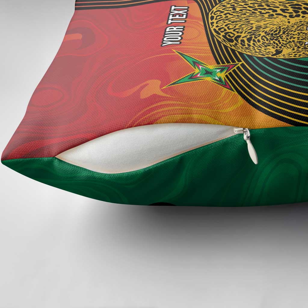 Guyana Cricket Amazon Warriors Personalized Pillow Cover Fierce Jaguars - Wonder Print Shop
