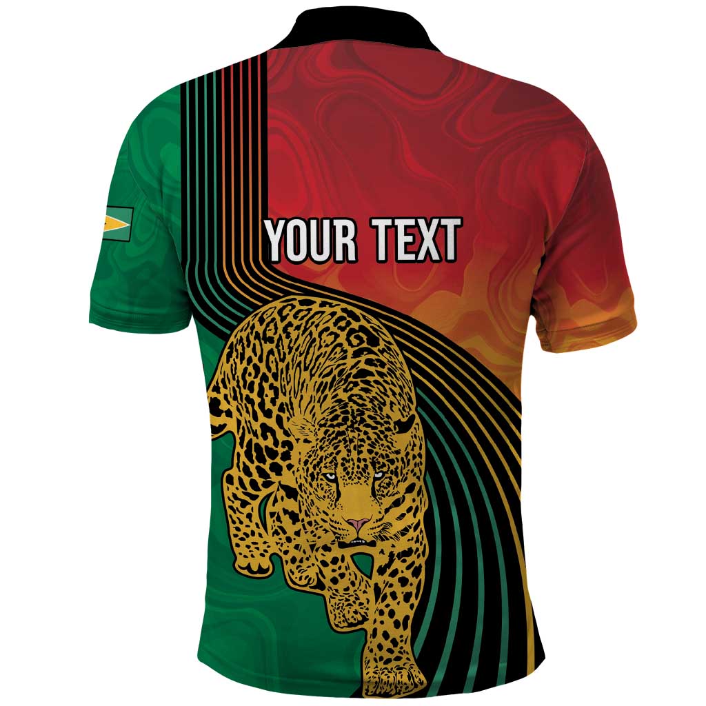 Guyana Cricket Amazon Warriors Personalized Polo Shirt Fierce Jaguars - Wonder Print Shop