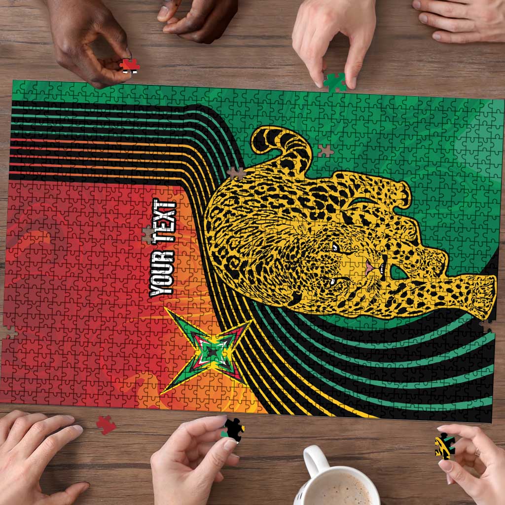 Guyana Cricket Amazon Warriors Personalized Puzzle Fierce Jaguars - Wonder Print Shop