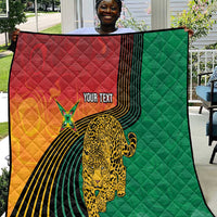 Guyana Cricket Amazon Warriors Personalized Quilt Fierce Jaguars - Wonder Print Shop
