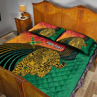 Guyana Cricket Amazon Warriors Personalized Quilt Bed Set Fierce Jaguars - Wonder Print Shop