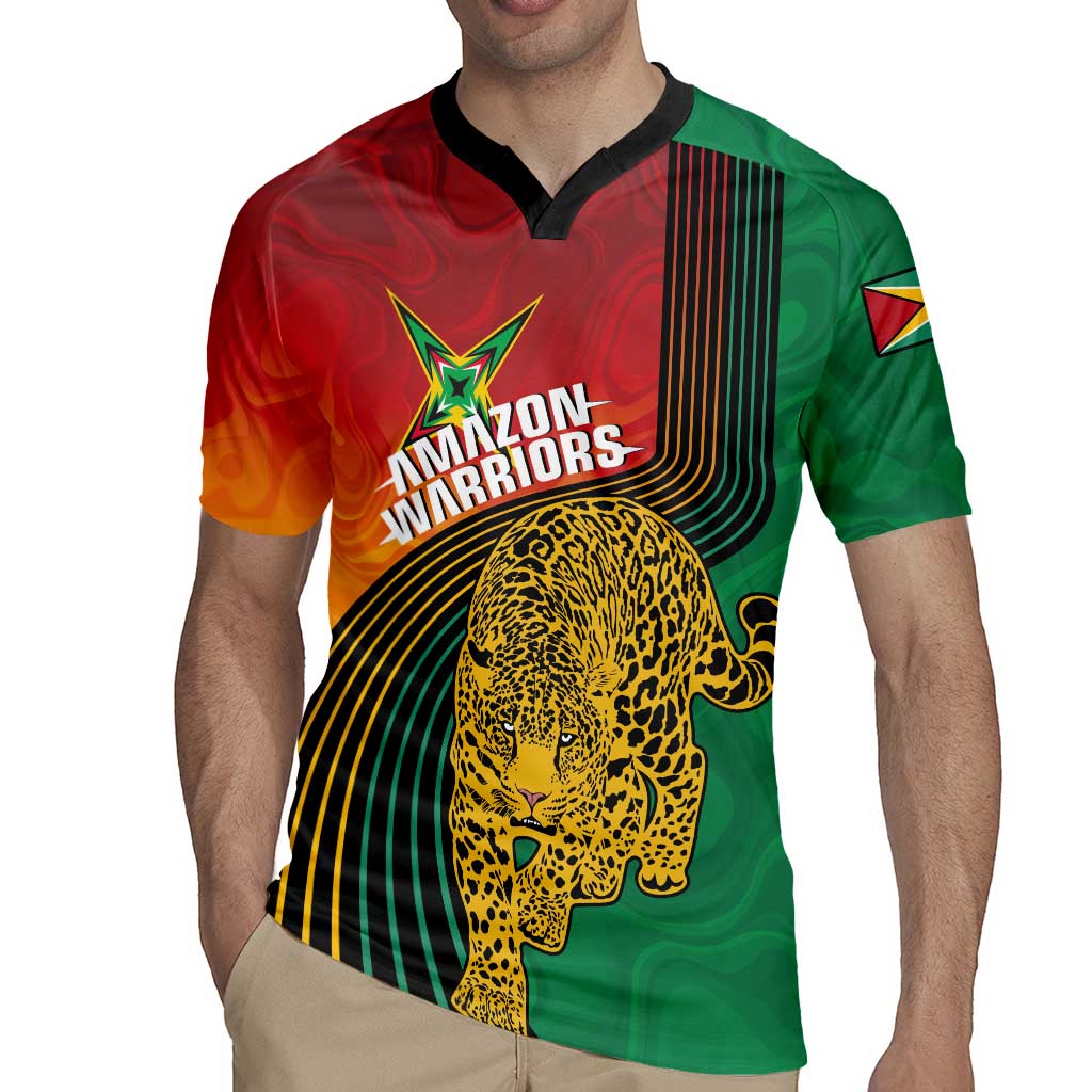 Guyana Cricket Amazon Warriors Personalized Rugby Jersey Fierce Jaguars - Wonder Print Shop