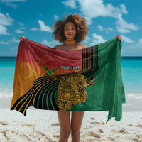 Guyana Cricket Amazon Warriors Personalized Sarong Fierce Jaguars - Wonder Print Shop