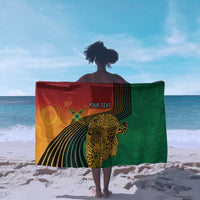 Guyana Cricket Amazon Warriors Personalized Sarong Fierce Jaguars - Wonder Print Shop