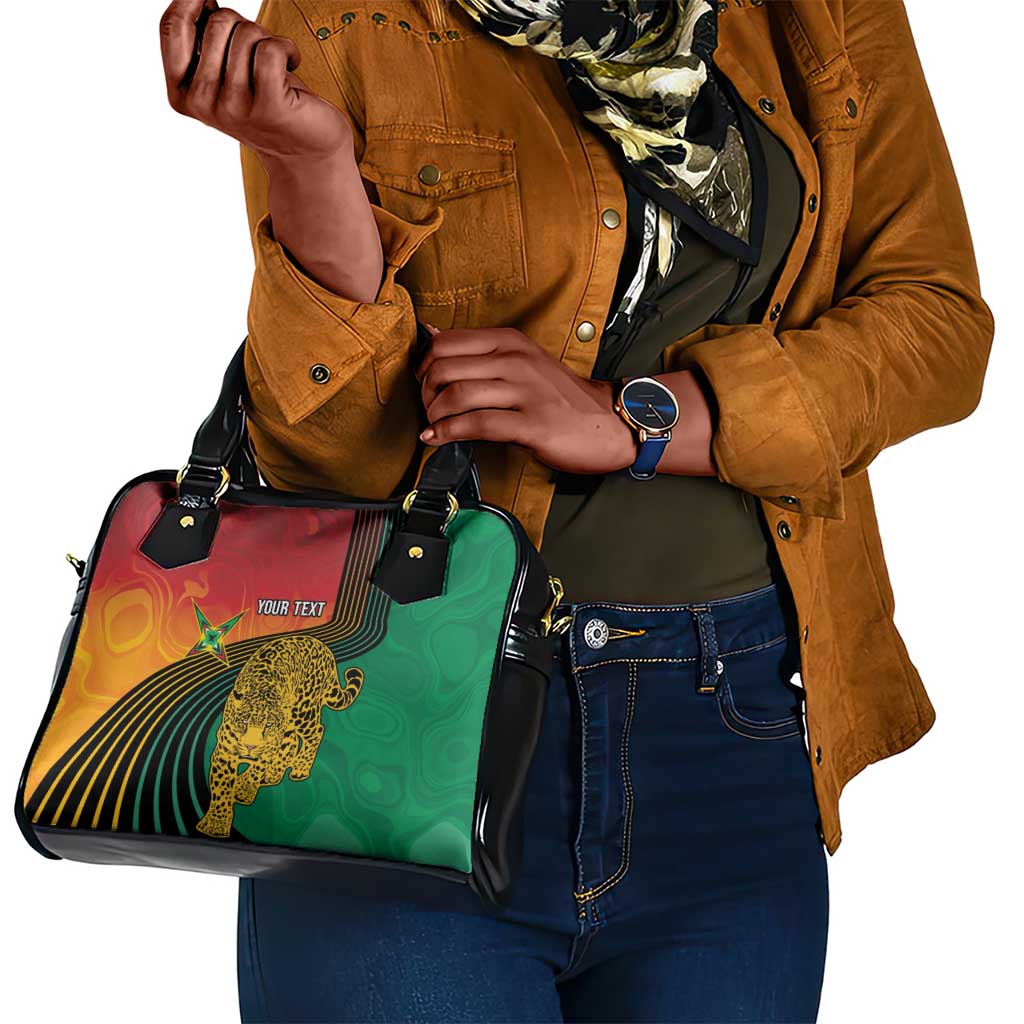 Guyana Cricket Amazon Warriors Personalized Shoulder Handbag Fierce Jaguars - Wonder Print Shop