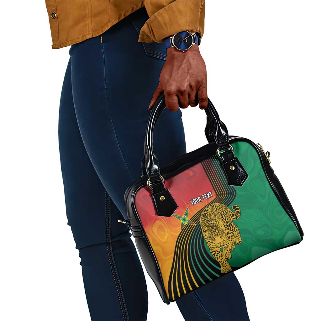Guyana Cricket Amazon Warriors Personalized Shoulder Handbag Fierce Jaguars - Wonder Print Shop