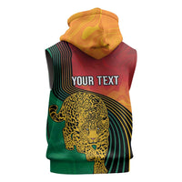Guyana Cricket Amazon Warriors Personalized Sleeveless Zip Hoodie Fierce Jaguars - Wonder Print Shop