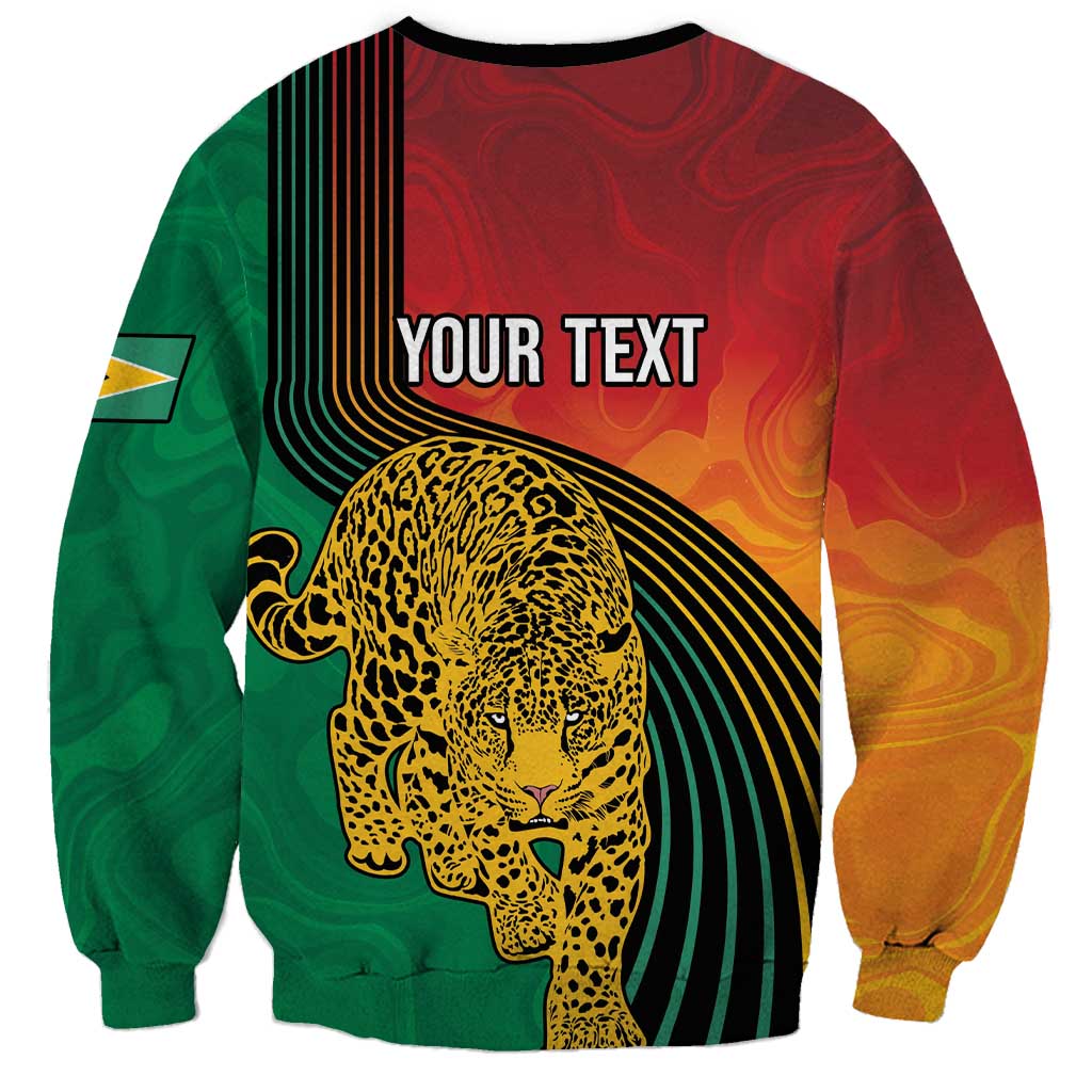 Guyana Cricket Amazon Warriors Personalized Sweatshirt Fierce Jaguars - Wonder Print Shop