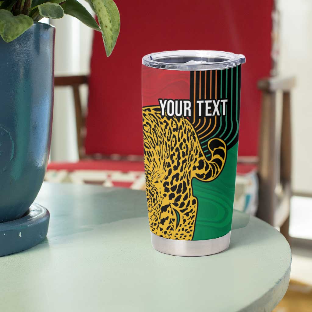 Guyana Cricket Amazon Warriors Personalized Tumbler Cup Fierce Jaguars - Wonder Print Shop