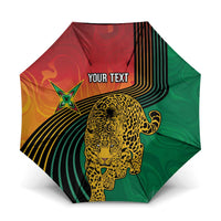 Guyana Cricket Amazon Warriors Personalized Umbrella Fierce Jaguars - Wonder Print Shop
