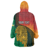 Guyana Cricket Amazon Warriors Personalized Wearable Blanket Hoodie Fierce Jaguars - Wonder Print Shop