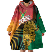 Guyana Cricket Amazon Warriors Personalized Wearable Blanket Hoodie Fierce Jaguars - Wonder Print Shop