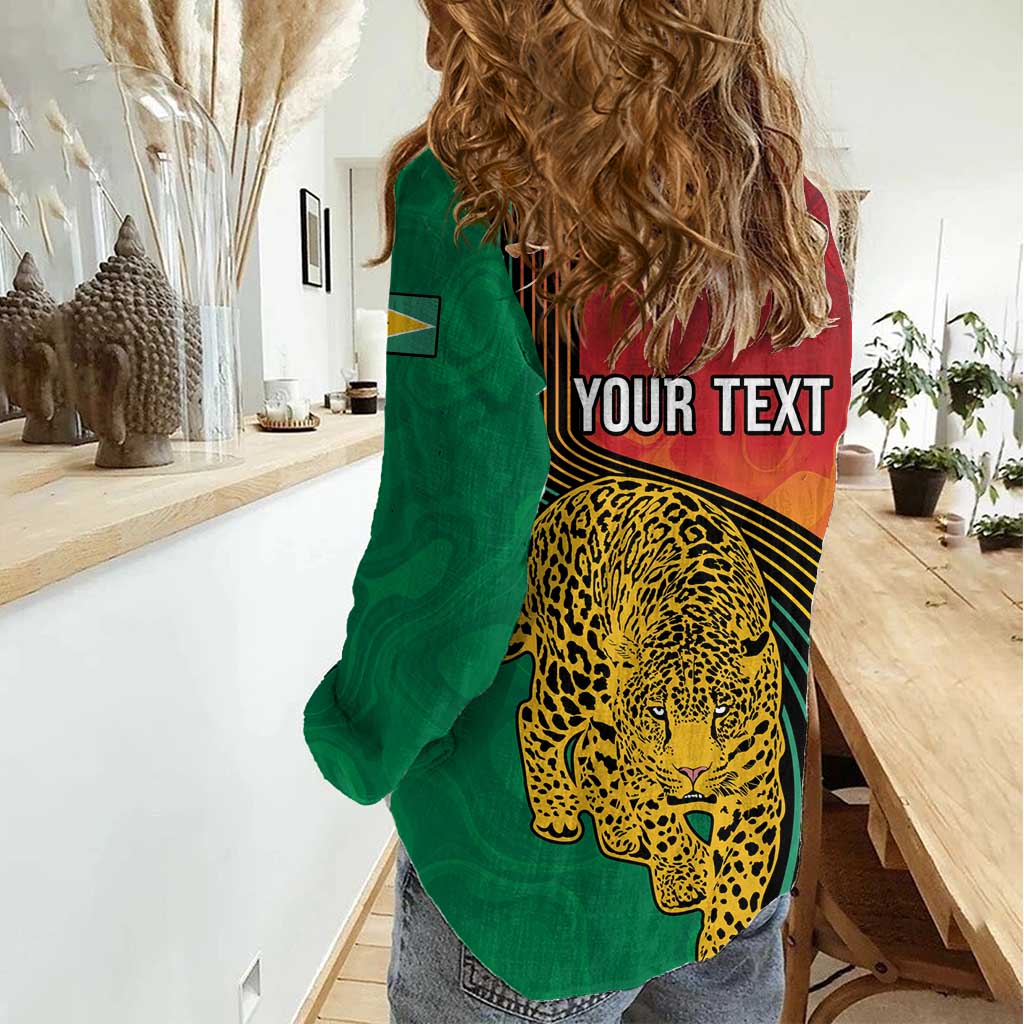 Guyana Cricket Amazon Warriors Personalized Women Casual Shirt Fierce Jaguars - Wonder Print Shop