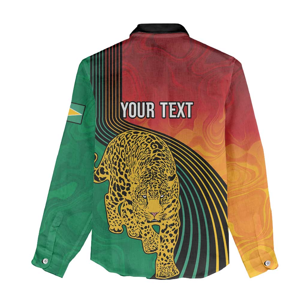 Guyana Cricket Amazon Warriors Personalized Women Casual Shirt Fierce Jaguars - Wonder Print Shop
