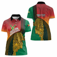 Guyana Cricket Amazon Warriors Personalized Women Polo Shirt Fierce Jaguars - Wonder Print Shop