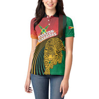 Guyana Cricket Amazon Warriors Personalized Women Polo Shirt Fierce Jaguars - Wonder Print Shop