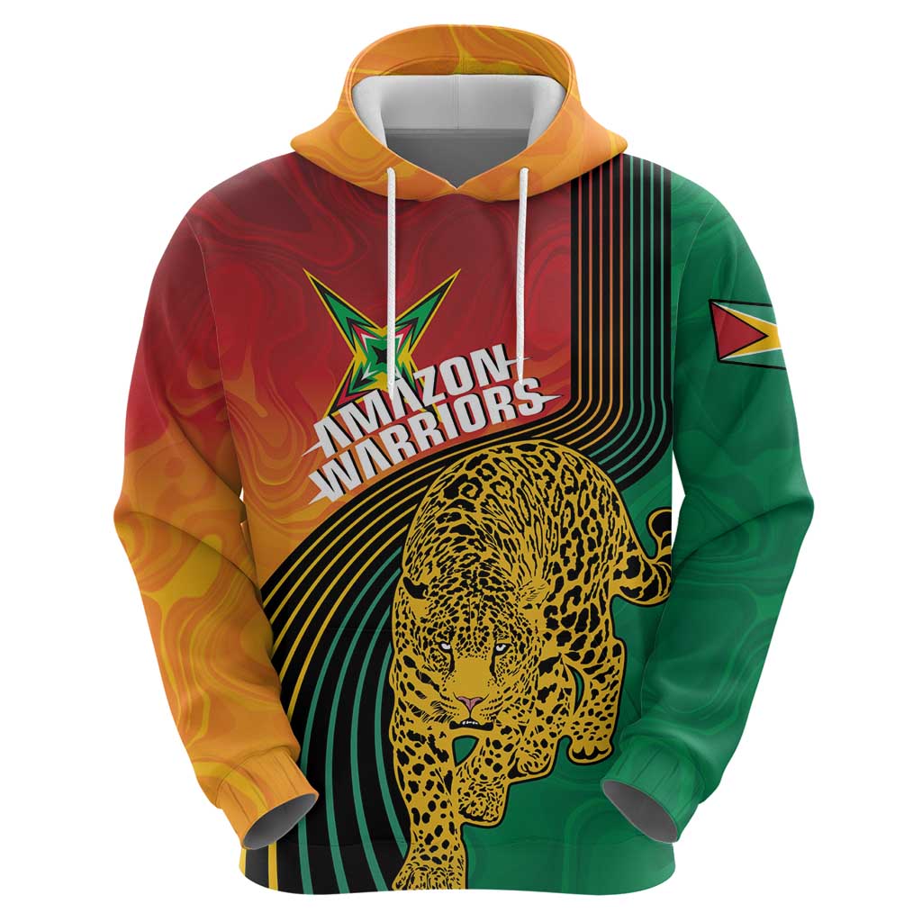 Guyana Cricket Amazon Warriors Personalized Zip Hoodie Fierce Jaguars - Wonder Print Shop