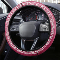 Fiji Adi Cakobau School Steering Wheel Cover ACS Old Girls Lotus Mix Masi - Wonder Print Shop