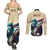Kentucky Horse Racing 151st Personalized Couples Matching Summer Maxi Dress and Long Sleeve Button Shirt Derby Watercolor Style - Cream LT7