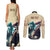 Kentucky Horse Racing 151st Personalized Couples Matching Tank Maxi Dress and Long Sleeve Button Shirt Derby Watercolor Style - Cream LT7