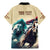 Kentucky Horse Racing 151st Personalized Family Matching Mermaid Dress and Hawaiian Shirt Derby Watercolor Style - Cream LT7