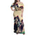 Kentucky Horse Racing 151st Personalized Family Matching Off Shoulder Maxi Dress and Hawaiian Shirt Derby Watercolor Style - Cream LT7