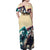 Kentucky Horse Racing 151st Personalized Family Matching Off Shoulder Maxi Dress and Hawaiian Shirt Derby Watercolor Style - Cream LT7