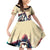 Kentucky Horse Racing 151st Personalized Family Matching Off Shoulder Short Dress and Hawaiian Shirt Derby Watercolor Style - Cream LT7
