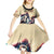 Kentucky Horse Racing 151st Personalized Kid Short Sleeve Dress Derby Watercolor Style - Cream LT7