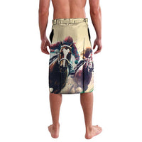 Kentucky Horse Racing 151st Personalized Lavalava Derby Watercolor Style - Cream LT7
