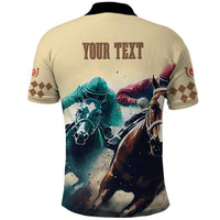 Kentucky Horse Racing 151st Personalized Polo Shirt Derby Watercolor Style - Cream LT7