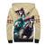 Kentucky Horse Racing 151st Personalized Sherpa Hoodie Derby Watercolor Style - Cream LT7