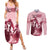 Kentucky Horse Racing 151st Personalized Couples Matching Summer Maxi Dress and Long Sleeve Button Shirt Derby Watercolor Style - Pink LT7