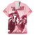 Kentucky Horse Racing 151st Personalized Family Matching Long Sleeve Bodycon Dress and Hawaiian Shirt Derby Watercolor Style - Pink LT7